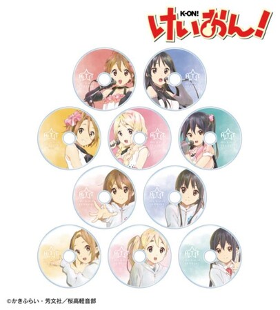 けいおん！』のトレーディング Ani-Art aqua label 第2弾 CD風アクリル