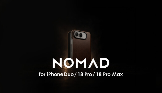 NOMAD(�m�}�h)���K�A���㗝�X�uPRESUME�v(�v���Y�[���������)����NOMAD iPhone Duo/18Pro/ProMax�P�[�X����