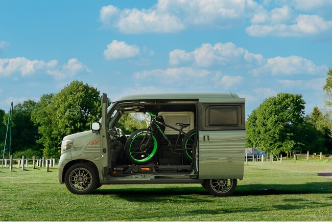 『Livin’GLIDE』シリーズ最新モデル『Livin’GLIDE N-VAN』登場。広い空間設計を継承し、幅広い趣味に対応する多彩なレイアウトが魅力の軽キャンパーを発売