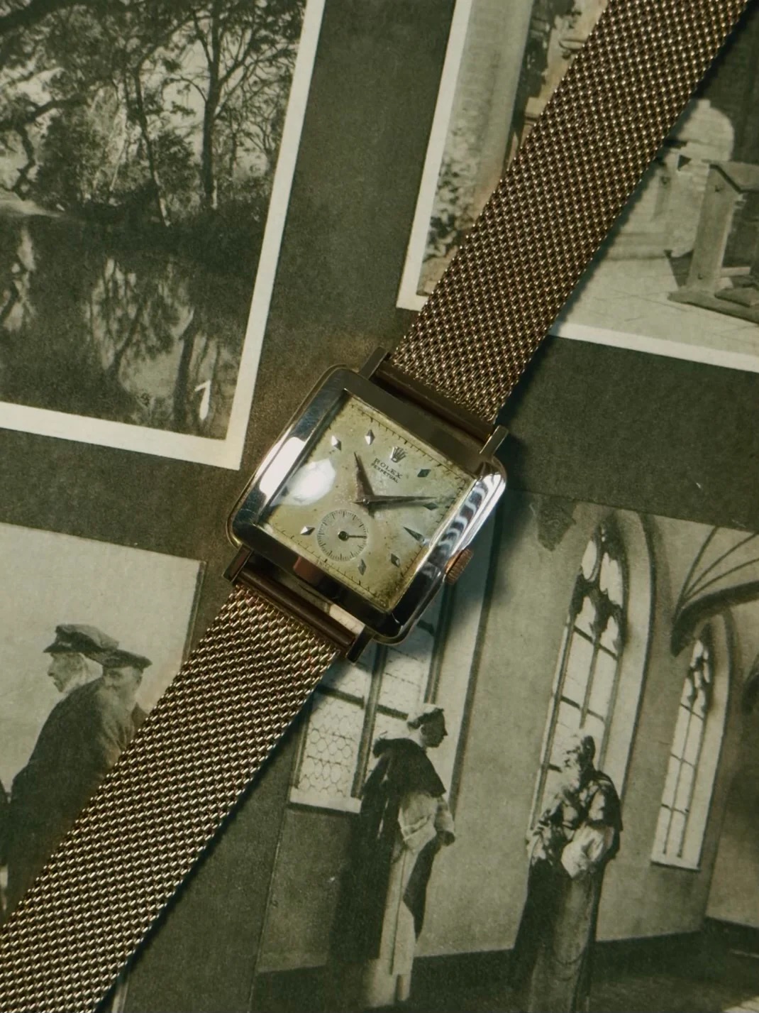 希少なスクエアケースを採用した「ROLEX PERPETUAL BULGING…