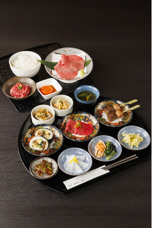 春の新ランチメニューリリースのお知らせ　和牛サーロインの贅沢を心ゆくまで。福岡で味わう新感覚ランチ「和牛サーロインとロースの彩り十種御膳」と「出汁とろろレア牛丼のひつまぶし」が新登場！