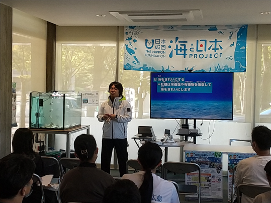 「江田島」で地元名産牡蠣を通して海を学んだ小中学生が今度は水槽で「牡蠣の飼育・観察」にチャレンジ!!