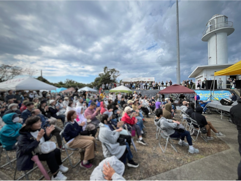 「灯台」×「学び」×「音楽」1日だけの灯台公開＆音楽フェス「AOYA TODAY FESTIVAL」を開催しました！
