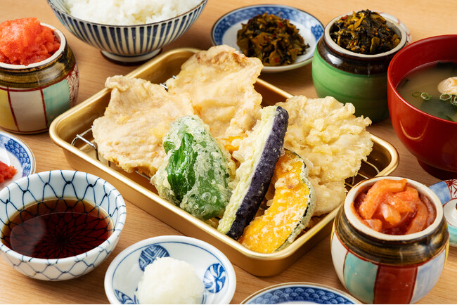 7月13日（月）「博多の天ぷら喜水丸 今泉店」オープン！ 「上天ぷら定食」注文で「半熟たまご天」無料サービスも実施！