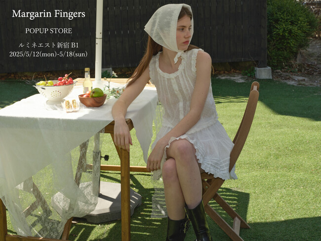 15周年を迎えた韓国人気ガーリーブランド 「Margarin Fingers」が、5月12日(月)からルミネエスト新宿B1で6年ぶりの単独POPUPを開催