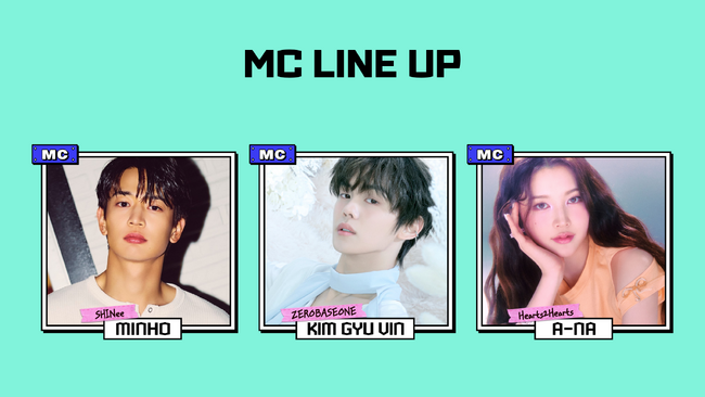 MINHO, KIM GYU VIN, A-NAら 豪華MC陣発表『2025 Show! 音楽中心 in JAPAN』4月25日（金）～チケット先行発売中