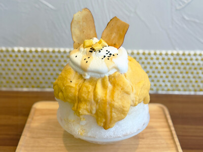無添加・有機にこだわるお芋スイーツカフェ【芋菓】から昨年の大ヒット商品「濃厚お芋ミルクのかき氷」5月4日登場！