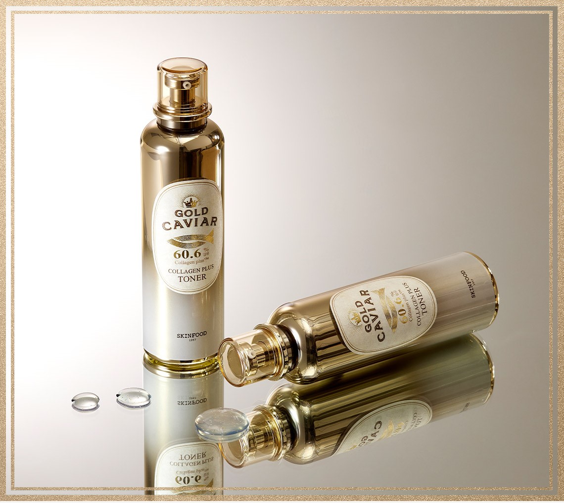 【 秋冬の最新ケア】誰もが振り返る憧れのハリ・つや肌へSKINFOOD ゴールドキャビア　コラーゲンプラスライン 2022年10月10日(月)　４年ぶり待望のリニューアル発売