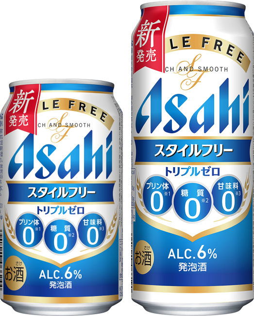 『アサヒスタイルフリートリプルゼロ』販売好調　年間販売目標を2割増の180万箱…