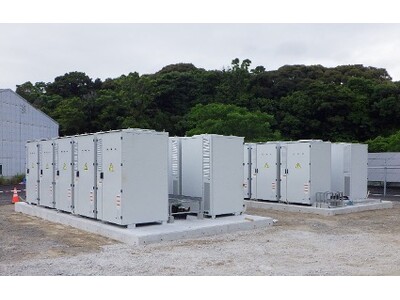 【日本蓄電池株式会社】鹿児島県枕崎市にて系統用蓄電施設「NC枕崎市桜山東町蓄電所」蓄電池設置開始