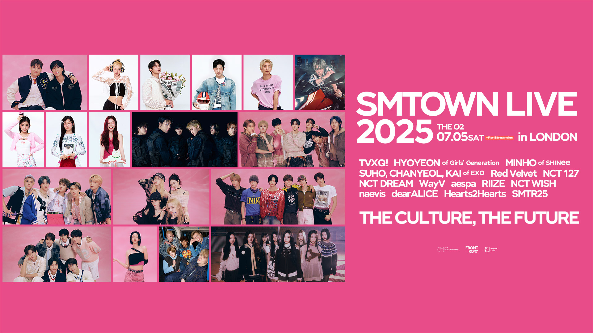 K-POPのレジェンドアーティストが大集結する「SMTOWN LIVE 2025 in LONDON」を収録したRe-Streaming配信決定&現地の公演グッズが手に入るチャンスも！