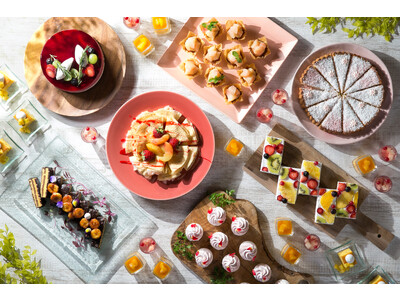 【オリエンタルホテル広島】ピーチやマンゴーなど旬のトロピカルフルーツが大集合ホテルパティシエの特製デザートで夏を満喫「デザートブッフェ付きランチ2023 Summer」