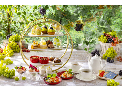 【インターナショナルガーデンホテル成田】シャインマスカットと秋の恵みのアフタヌーンティー～平日限定のティ...