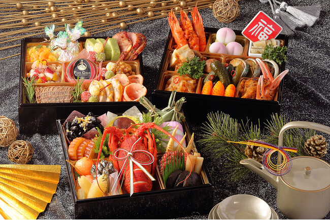 【オリエンタルホテル広島】2026年の迎春に華を添える「和洋中おせち三段重」