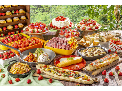 【インターナショナルガーデンホテル成田】「旬のいちごと生パスタを楽しむイタリアンビュッフェ」1月1日スタート