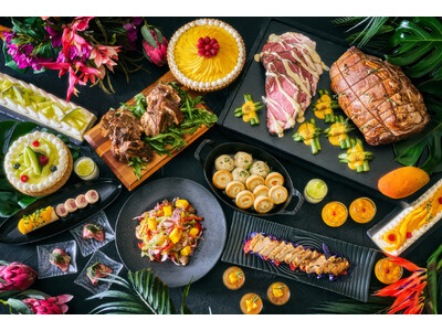 【ヒルトン東京お台場】藁焼きローストビーフとトロピカルフルーツが競演　 「ミート×マンゴー＆メロン ビュ...