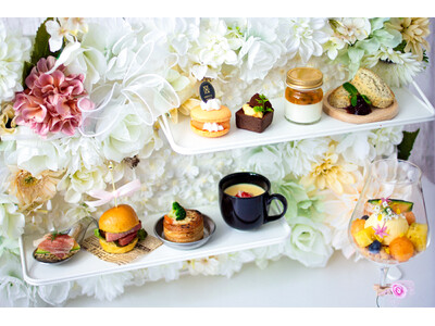 【ホテル オリエンタル エクスプレス 福岡天神】初夏の花咲く庭園をイメージしたアフタヌーンティー「Jardin de fleurs」（ジャルダン・ドゥ・フルール）2026年5月1日（金）より販売開始