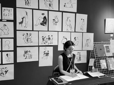 【箱根リトリート fore & villa 1/f】森の中で過ごす時間を、そのまま描き留める。描くことで、滞在はより深い記憶になる。