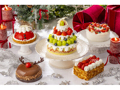 【ヒルトン成田】1日5個限定の3段ケーキ「クリスマスツリー」など全5種 「2026年クリスマスケーキコレクション」10月15日（木）予約受付開始