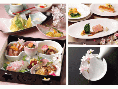 【オリエンタルホテル広島】花とともに深まる季節を五感で味わう「桜咲く春のレストラン企画」