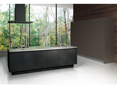 オールステンレスキッチン《グラッド45》に初の新色登場　マットブラック塗装で上質な大人の空間に