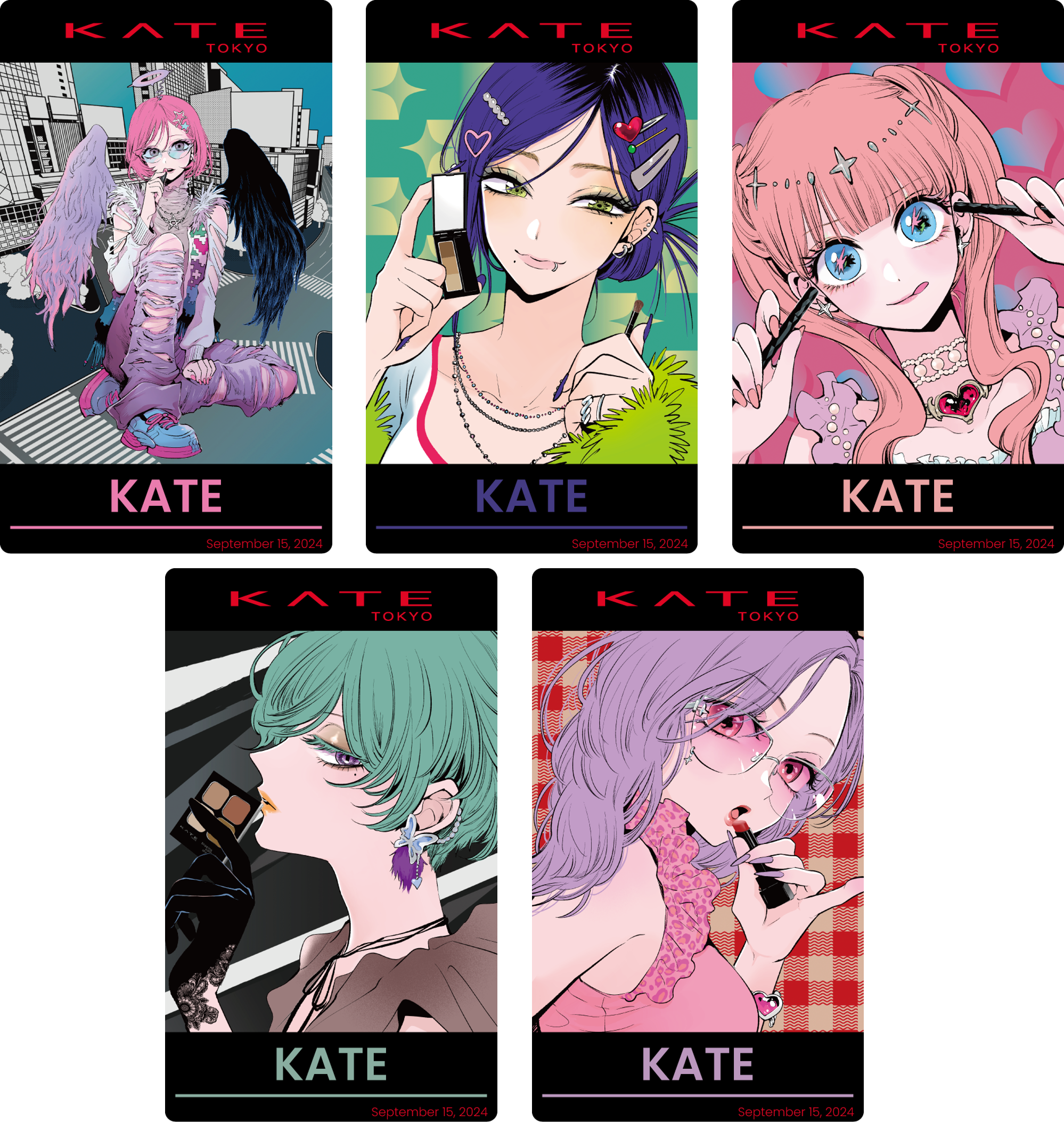 グローバル旗艦店「KATE TOKYO 渋谷サクラステージ店」限定！来店特典『KATE TICKET』人気漫画家・横槍メンゴ氏が描く新ビジュアルを公開！