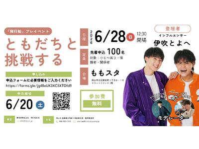 中高生を対象とした起業体験プログラム「飛行船」への参加者を募集します