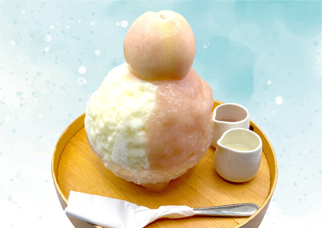 かき氷専門店『しろいくも』梅田『大人気の桃シリーズが6月11日スタート!あら川の桃も近日入荷!!』 今年は桃の新作も続々新登場!