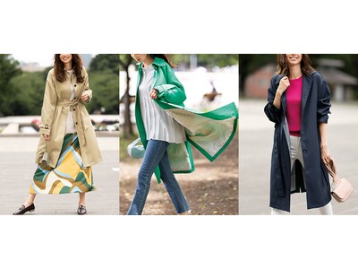 春の花粉対策をおしゃれに！Ranan 3つの機能付ステンカラーコートを新発売