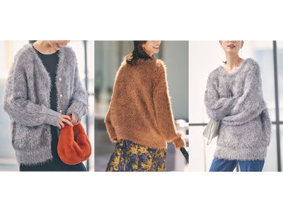「Ranan」×「STORY」×スタイリスト「竹村はま子さん」トリプルコラボ第2弾！ラメを使った上品なカーディガンが登場