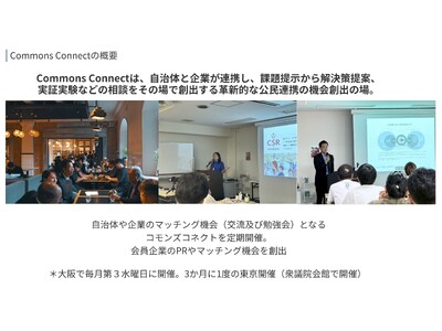 【6月17日大阪・森之宮】「コモンズコネクト森之宮」を開催。大阪城東部地区のまちづくりをテーマに、行政・...