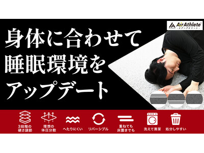 Makuake�ŖڕW���z1215%��B���I �u����ӂ���A�����d�߁B�v����ŐQ�S�n��ς����� �g���s���Ȃ��h�p�[�\�i���C�Y�E�}�b�g���X�w�G�A�[�A�X���[�gPlus�x��ʔ̔��J�n