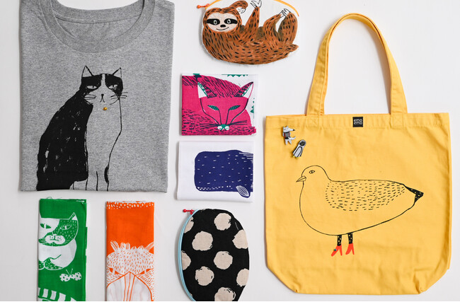 【広島】deux C(ドゥ・セー)広島T-SITE店限定で、emoemoのテキスタイル雑貨を販売するPOPUPイベントを開催。