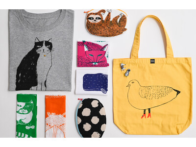 【広島】deux C(ドゥ・セー)広島T-SITE店限定で、emoemoのテキスタイル雑貨を販売するPOPUPイベントを開催。