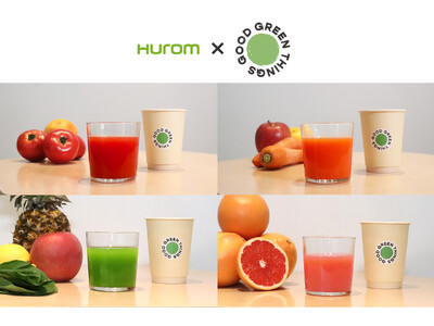 搾りたて100%、砂糖不使用!コールドプレスジューサーの「Hurom」がGOOD GREEN THING...