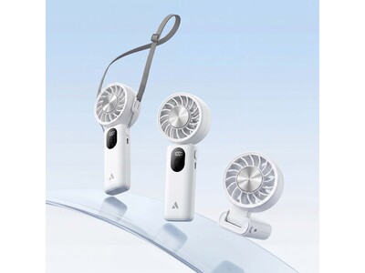 【Aecooly】冷却プレート搭載のハンディファン新発売 屋外での熱中症対策に！ まもなく発売