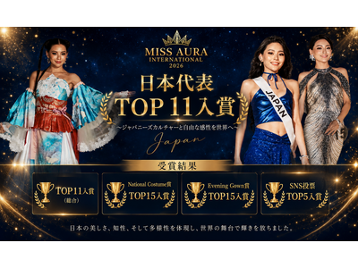 日本代表が世界Top11入り！トルコ開催のミスコン国際大会で快挙