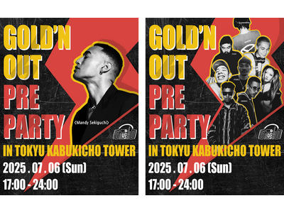 GOLDNRUSHが初の全国ツアー開催を記念したイベントを東急歌舞伎町タワーで開催「GOLD’N OUT...