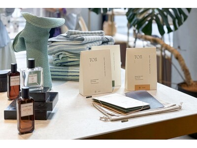 TOJI、南青山の新コンセプトストア「WH DAFT about DRAFT」で酒粕バスパウダー販売開始