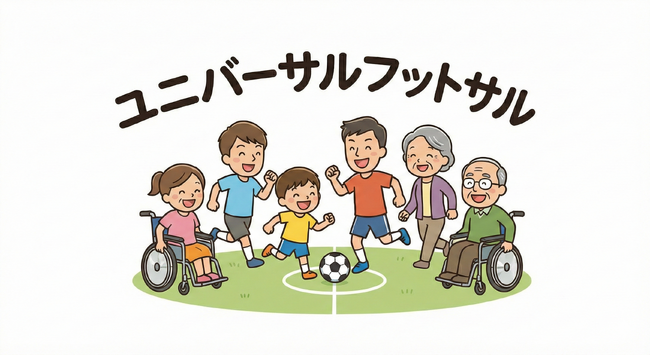 全ての人にフットボールの楽しさを！『ユニバーサルフットサル』を川越で5月23日（土）開催