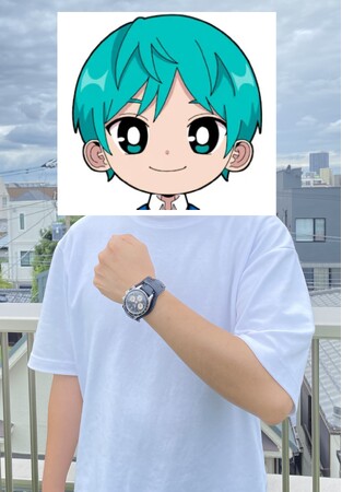 野菜の専門家・SNSインフルエンサー「青髪のテツ」氏、歴史的資産「信長デイトナ」を装着体験