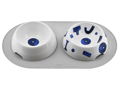 ALESSI�i�A���b�V�j �ƃv���_�N�g�f�U�C�i�[ �[�V���l�ɂ��uItsumo Pet Yunoki Ware�i�C�c��? �y�b�g? ���m�L�E�F�A�j �v �V�V���[�Y�B �y�b�g�Ƃ̕�炵���A ���L���ɁB