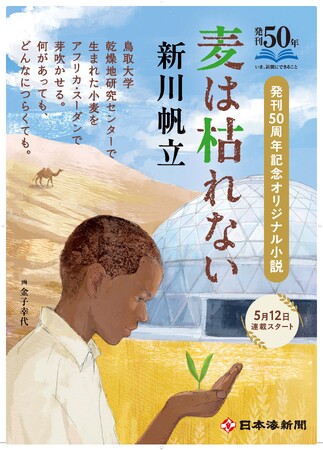 作家・新川帆立さん　書き下ろし新小説『麦は枯れない』　日本海新聞で連載開始、2026年5月12日から