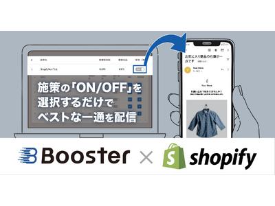 事業共創カンパニーのRelic、国内初の機械学習による自動最適化を搭載したShopify向け日本語対応マーケティングオートメーションアプリ「Booster for Shopify」を提供開始