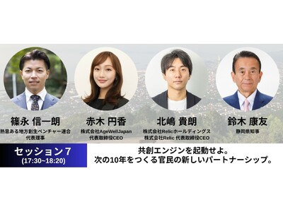 事業共創カンパニーのRelic、代表取締役CEO北嶋が「地方創生ベンチャーサミット2026」に登壇決定