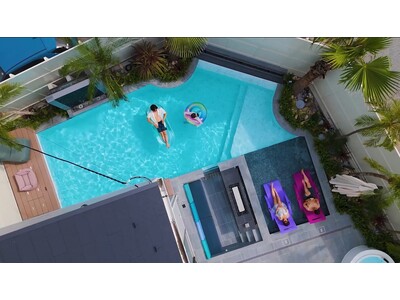 夏まで待てない　4月1日から温水プール開き！　扉を開ければもうそこはリゾートの世界観「THE POOL HOUSE　TOKYOBAY」「THE POOL HOUSE KISARAZU」ザ・プールハウス