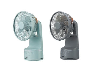 ベッド横に置けるちょうどいいサイズ！おやすみモード搭載で睡眠時にもやさしい風を届ける『ミニリビング扇風機』新発売！