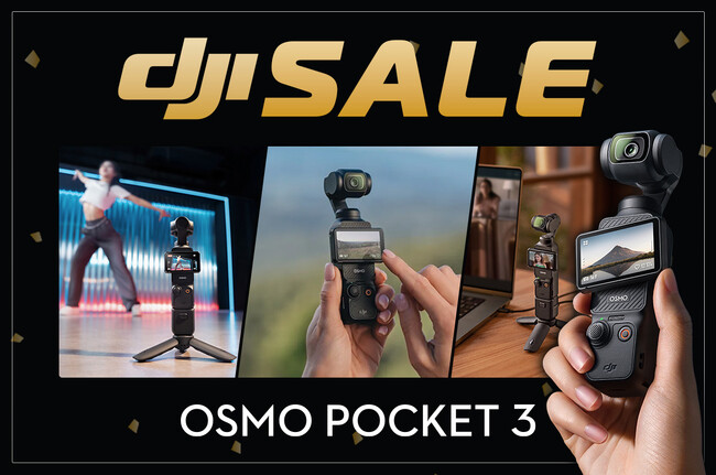 Vlog�◷�s�ɍœK�ȃW���o���J�����uDJI Osmo Pocket 3�v���Z�[���Ώ�