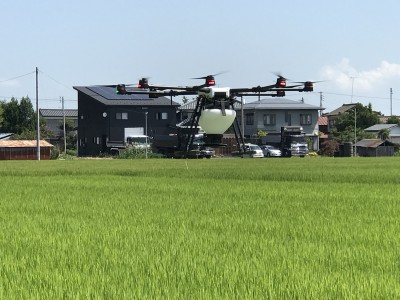 セキド農業ドローン（DJI AGRAS MG-1）講習会を12月3日～7日に新潟県五泉市で開催！