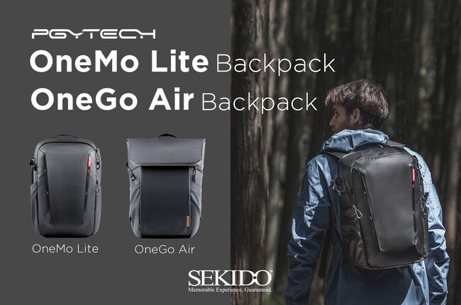 ؂ȋ@ނŎBeyނ߂ɃfUCꂽJobOuPGYTECH OneMo Lite BackpackvƁuPGYTECH OneGo Air Backpackv𔭔